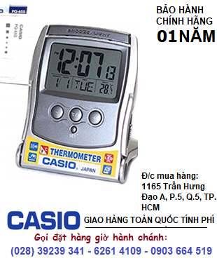 Casio PQ-65S-8DF; Đồng hồ báo thức Casio PQ-65S-8DF chính hãng| CÒN HÀNG 